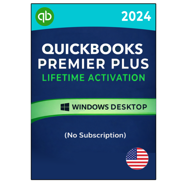 QuickBooks Desktop Premier Plus 2024 No Subscription Lifetime | Windows