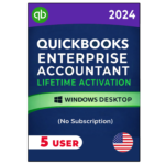 QuickBooks Desktop Enterprise Accountant 2024 No Subscription Lifetime (5-Users) | Windows